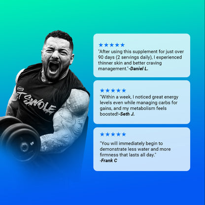 Testimonials for Proven GDA - Glucose Disposal Agent, showcasing user experiences and positive results regarding energy and fat management.