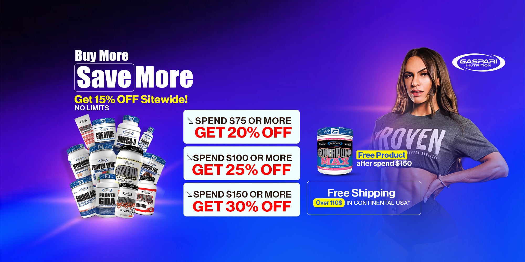 Buy More Save More - Gaspari Nutrition